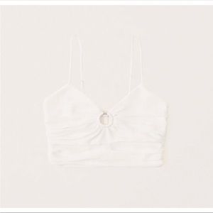 COPY - A&F- Ruched O- Ring Top